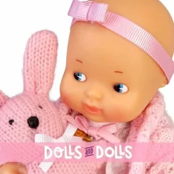 Barriguitas Poupée classique 15 cm - Ensemble bébé avec des vêtements roses