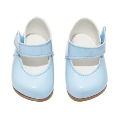 Compléments pour poupée Así 36 à 40 cm - Chaussures bleues pour poupée Guille, Koke et Nelly