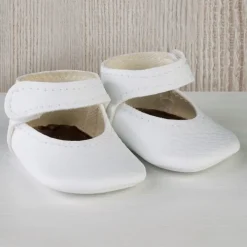 Compléments pour poupée Así 43 à 46 cm - Chaussons blancs pour poupées María, Pablo, Leo, Real Reborn et Limited Series