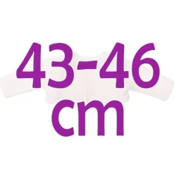 Compléments pour poupée Así 43 à 46 cm - Veste en tricot rose pour poupée María, Pablo, Leo et série limitée