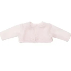 Compléments pour poupée Así 36 cm - Veste tricot rose pour poupée Koke