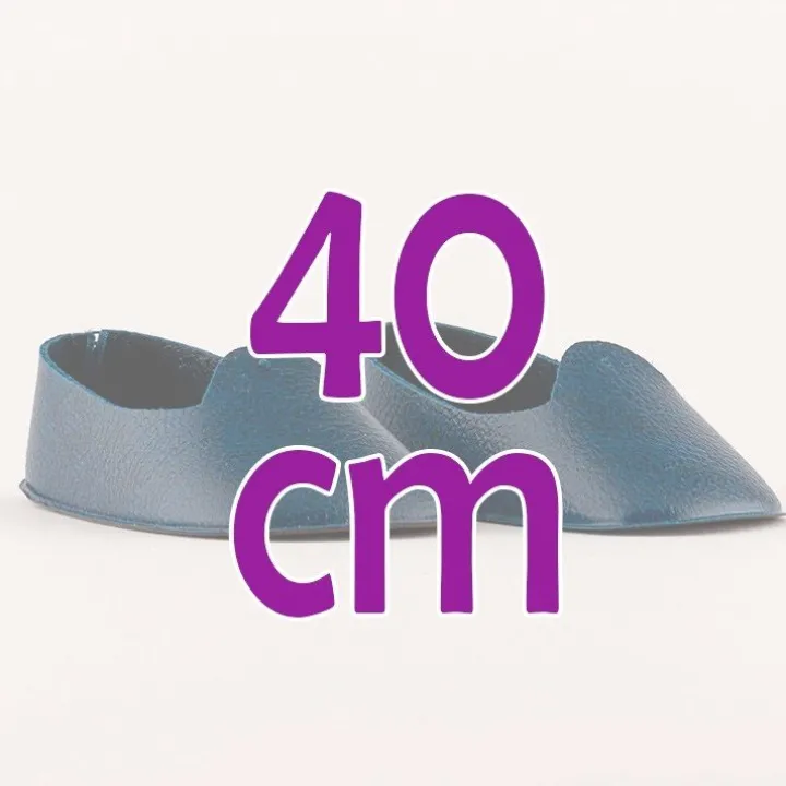 Compléments pour poupée Así 40 cm - Chaussures bleues pour poupée Sabrina
