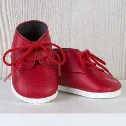 Compléments pour poupée Así 43 à 46 cm - Chaussures rouges pour poupée María, Pablo, Leo et série limitée