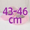 Compléments pour poupée Así 43 à 46 cm - Chaussons roses pour poupées María, Pablo, Leo, Real Reborn et Limited Series