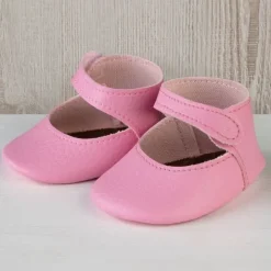 Compléments pour poupée Así 43 à 46 cm - Chaussons roses pour poupées María, Pablo, Leo, Real Reborn et Limited Series