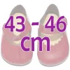 Compléments pour poupée Así 43 à 46 cm - Chaussures bordeaux rouges pour poupée María, Pablo, Leo et série limitée