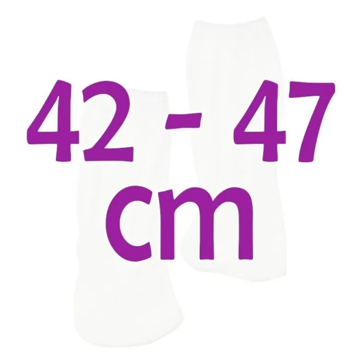 Compléments pour poupée Así 42 à 47 - Chaussettes blanches