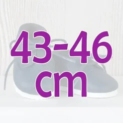 Compléments pour poupée Así 43 à 46 cm - Chaussures bleu marine pour poupée María, Pablo, Leo et série limitée