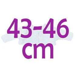 Compléments pour poupée Así 43 à 46 cm - Veste en tricot bleu clair pour poupée María, Pablo, Leo et série limitée