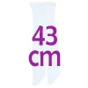 Compléments pour poupée Así 43 cm - Collants bleu clair