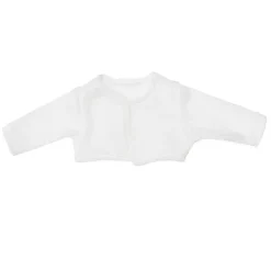 Compléments pour poupée Así 36 cm - Veste tricotée blanche pour poupée Koke
