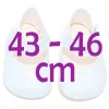 Compléments pour poupée Así 43 à 46 cm - Chaussures bleu clair pour poupée María, Pablo, Leo et série limitée