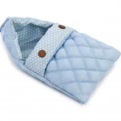 Compléments pour poupée Así 20 cm - Petit sac de couchage bleu avec étoiles blanches