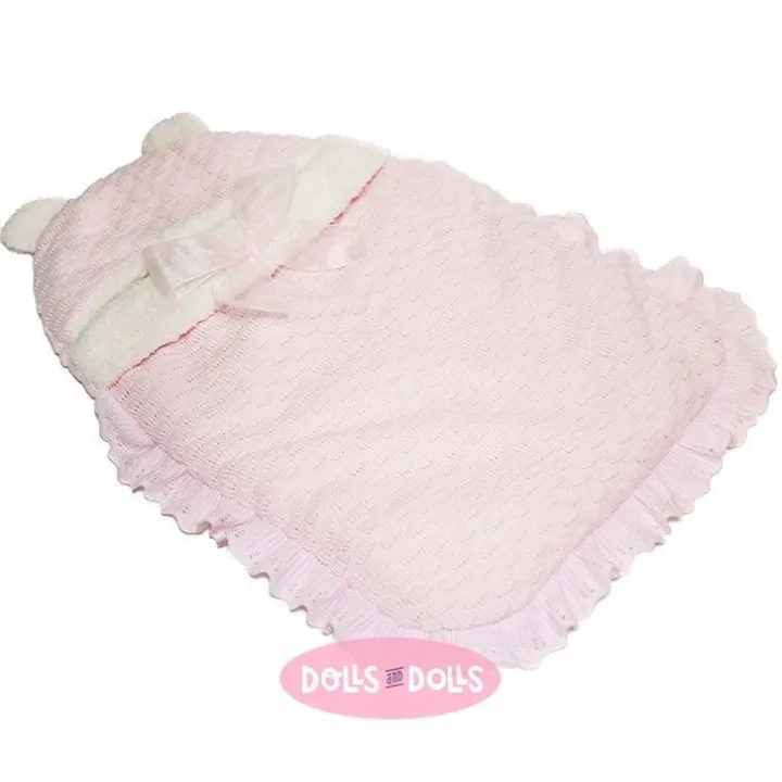 Compléments pour poupée Berenguer Boutique 36 cm - Sac de couchage rose