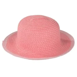 Compléments pour poupée Götz 42-50 cm - Chapeau de paille rose