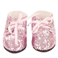 Compléments pour poupée Götz 42-50 cm - Chaussures à paillettes roses