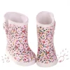 Compléments pour poupée Götz 42-50 cm - Bottes en caoutchouc Mille Fleurs