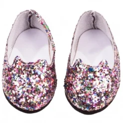 Compléments pour poupée Götz 42-50 cm - Ballerines à paillettes