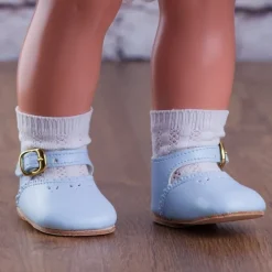 Compléments pour poupée Mariquita Pérez 50 cm - Chaussures bleu clair