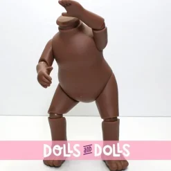 Corps multiarticulé sans tête pour poupées Nines d'Onil Mia - Corps afro-américain