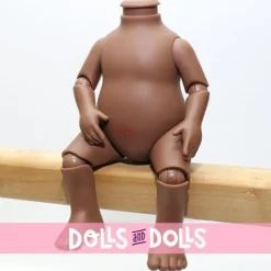 Corps multiarticulé sans tête pour poupées Nines d'Onil Mia - Corps afro-américain