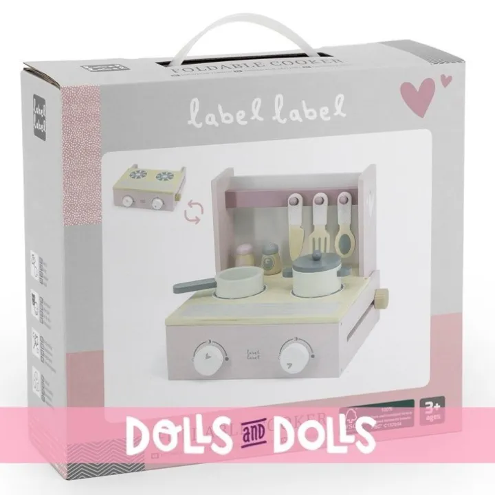 Cuisine pliable Label Label - Rose