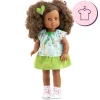Ensemble de poupée Paola Reina 45 cm - Soy Tú - Amor - Robe à fleurs bleues et jupe verte
