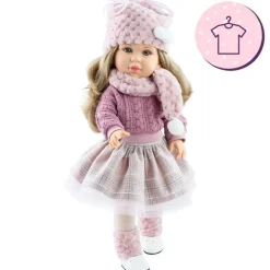 Ensemble de poupée Paola Reina 45 cm - Soy Tú - Audrey - Tenue d'hiver