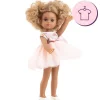 Ensemble pour poupée Paola Reina 21 cm - Las Miniamigas - Raquel - Robe de ballerine rose avec arc-en-ciel