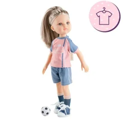 Ensemble pour poupée Paola Reina 32 cm - Las Amigas - Mónica - Kit du footballeur