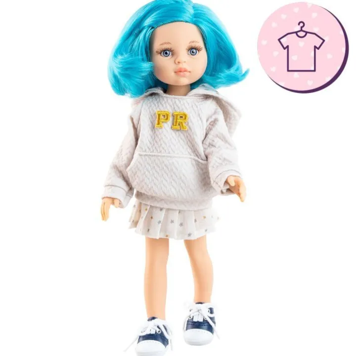 Ensemble pour poupée Paola Reina 32 cm - Las Amigas Funky - Nieves - Sweat-shirt « Paola Reina »