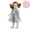 Ensemble pour poupée Paola Reina 32 cm - Las Amigas - Fabi - Robe grise à fleurs jaunes