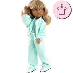 Ensemble pour poupée Paola Reina 32 cm - Las Amigas Articulée - Cora - Tenue verte