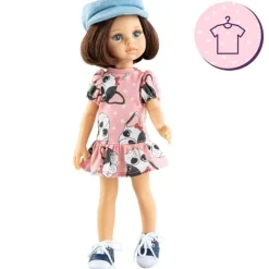 Ensemble pour poupée Paola Reina 32 cm - Las Amigas - Gabriela - Robe de chiot