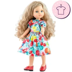 Ensemble pour poupée Paola Reina 32 cm - Las Amigas - Robe fruits et fleurs Carla