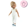 Ensemble pour poupée Paola Reina 32 cm - Las Amigas - Martín - Combinaison blanche et T-shirt beige