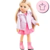 Ensemble pour poupée Paola Reina 32 cm - Las Amigas - Rosa - Robe rose et veste à carreaux