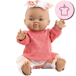 Ensemble pour poupée Paola Reina 34 cm - Gordis - Olga - T-shirt fuchsia