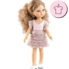 Ensemble pour poupée Paola Reina 32 cm - Las Amigas - María José - Robe rose avec des couleurs