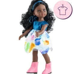 Ensemble pour poupée Paola Reina 32 cm - Las Amigas - Marga - Robe "color splash"