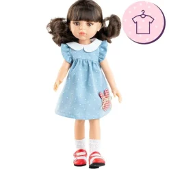 Ensemble pour poupée Paola Reina 32 cm - Las Amigas - Carol - Robe de jean
