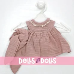 Ensemble pour poupée Paola Reina 34 cm - Gordis - Johana - Robe beige avec nœud