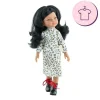 Ensemble pour poupée Paola Reina 32 cm - Las Amigas - Ana María - Robe à imprimé animalier