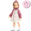 Ensemble pour poupée Paola Reina 32 cm - Las Amigas - Carla - Robe à fleurs et capuche rose