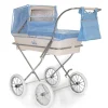 Housse de pluie bleu clair pour landau de poupée Bebelux