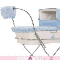 Kit hiver bleu clair pour landau de poupée Bebelux