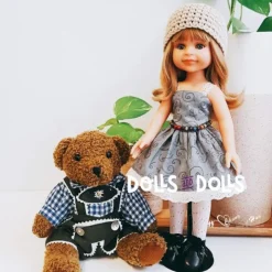 Patron téléchargeable Dolls And Dolls pour poupées Las Amigas - Robe à volants