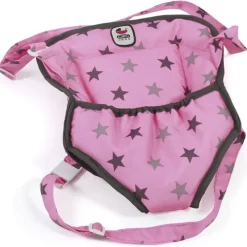 Porte-bébé poupée - Bayer Chic 2000 - Étoiles grises