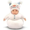 Poupée Anne Geddes 23 cm - Noël - Bébé bonhomme de neige