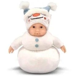 Poupée Anne Geddes 23 cm - Noël - Bébé bonhomme de neige